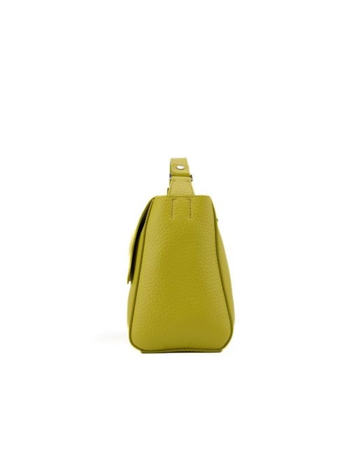 Orciani Yellow Small Sveva Soft Bag
