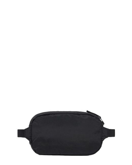 Stone Island Black Tech Fabric Belt Bag — Polyamide Backpacks for men