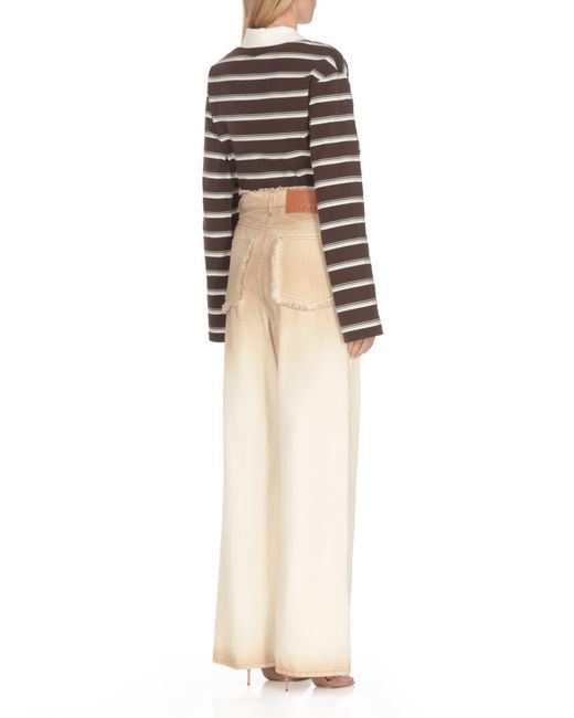 MSGM Natural Trousers