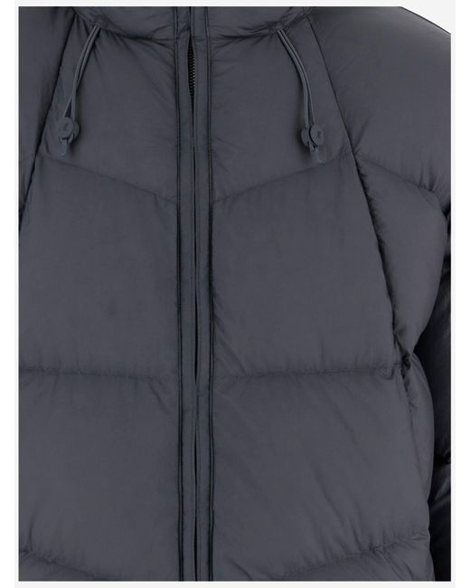 K-Way Gray Nylon Padded Jacket for men