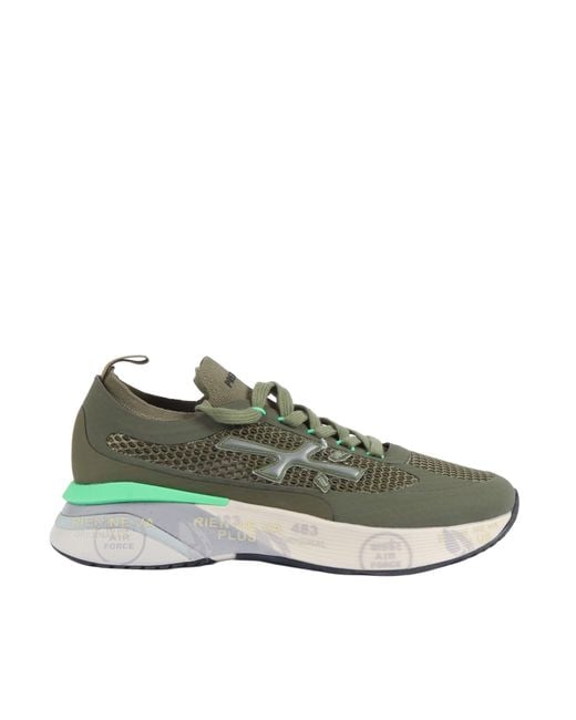 Premiata Green Moerun Sneakers for men
