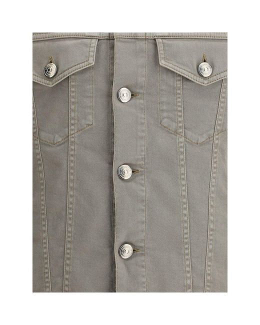 Brunello Cucinelli Gray Cotton Clothing for men