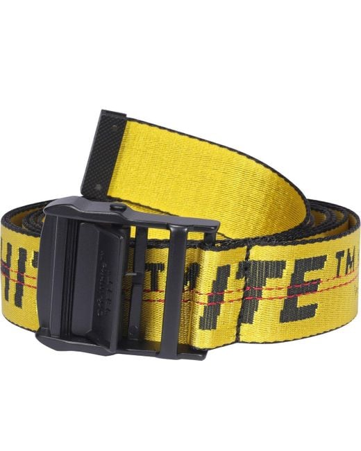 Off-White c/o Virgil Abloh Classic Industrial Belt in Yellow | Lyst