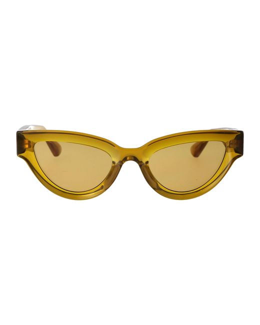 Bottega Veneta Yellow Sunglasses
