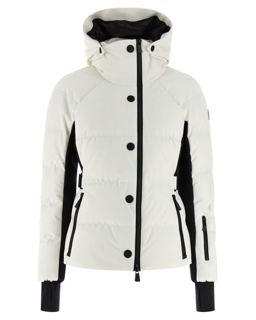 Moncler White 'Guyane' Down Jacket