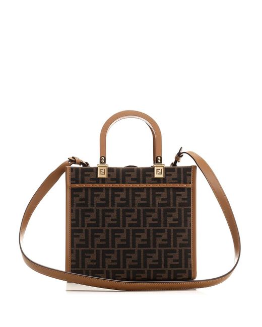Fendi Black Sunshine Medium Handbag
