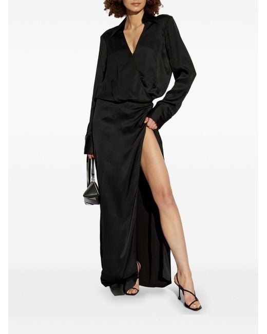 The Attico Black Dress Viscose