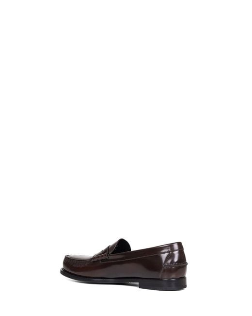 Church's White Burnt Polished Fumè Leather Rowley Loafers for men