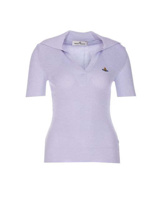Vivienne Westwood Purple T-Shirts And Polos