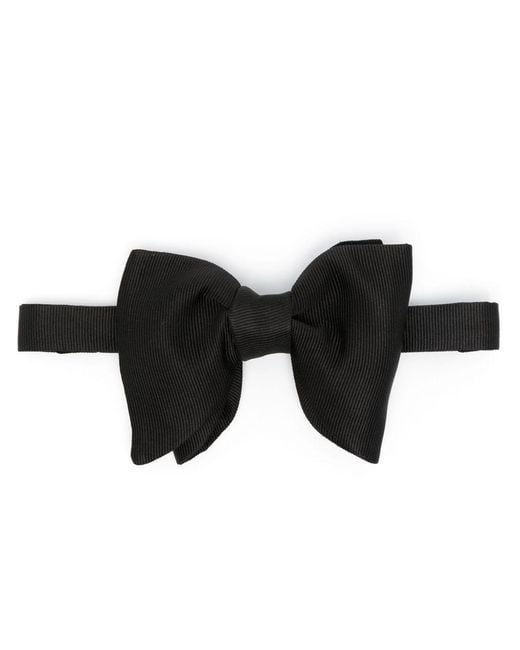 Tom Ford Black Bow Tie Silk Ties for men