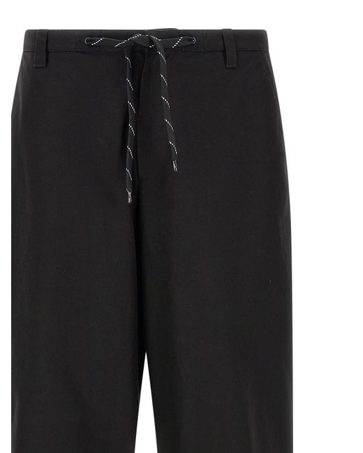 Balenciaga Black Drawstring Chino Pants for men