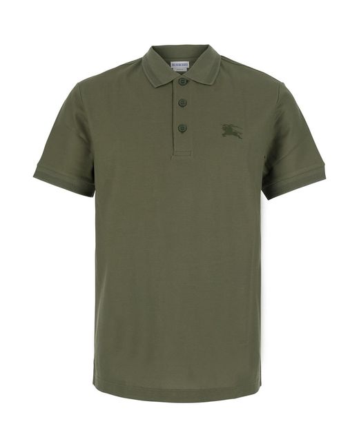 Burberry Green T-Shirt Eddie Ekd Cotton T-Shirts for men