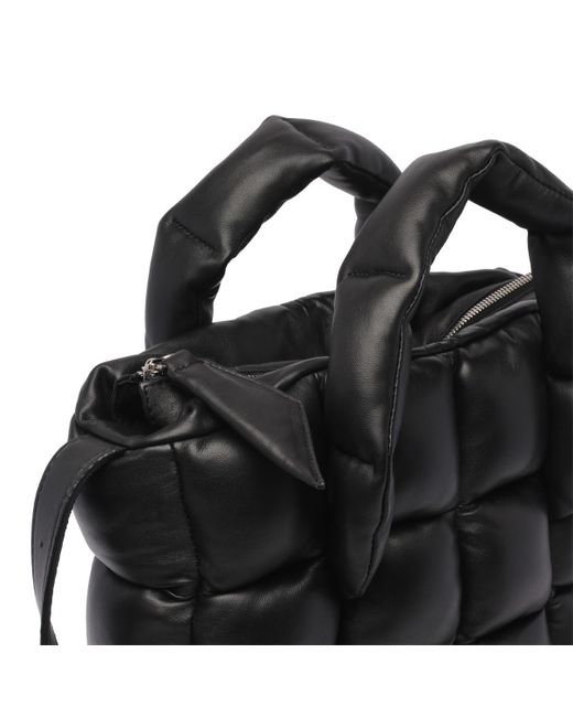Vic Matié Black Padded Handbag