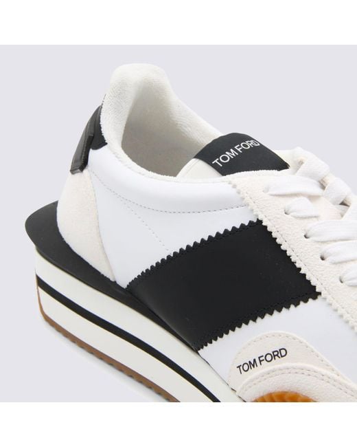 Tom Ford White And Leather James Sneakers for men