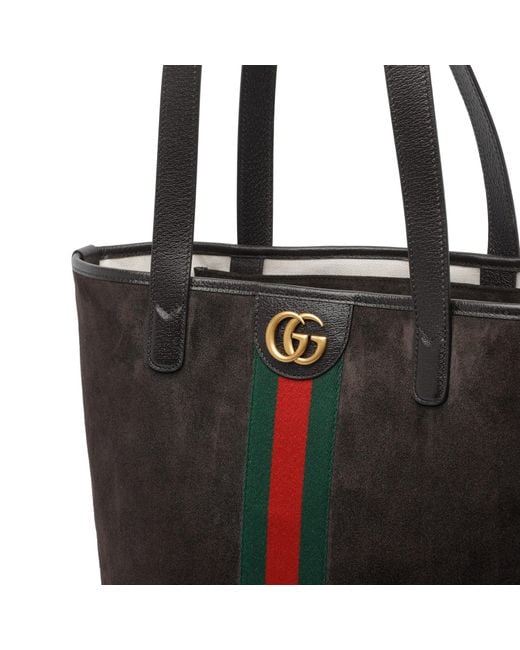 Gucci Black Medium Ophidia Shopping Bag for men