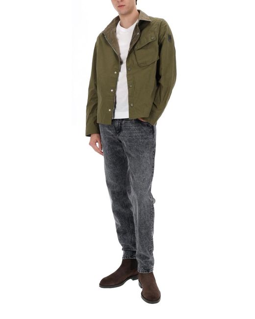Belstaff Green Jacket Ground Waxed Cotton for men
