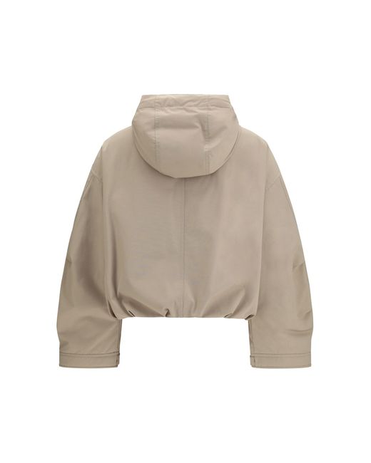 Moncler Natural Eucalyptus Short Down Jacket