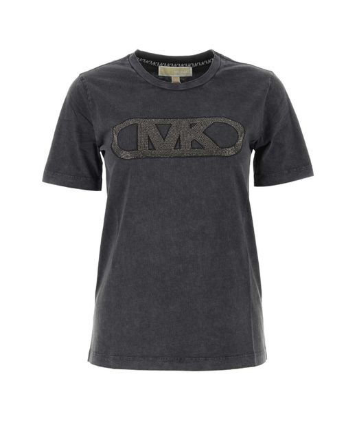 Michael Kors Black Cotton T-Shirt