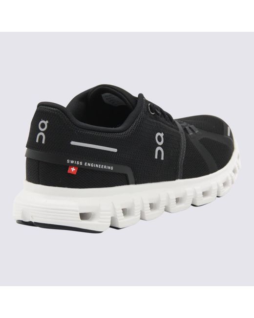 On Shoes Black And Cloud 6 Sneakers