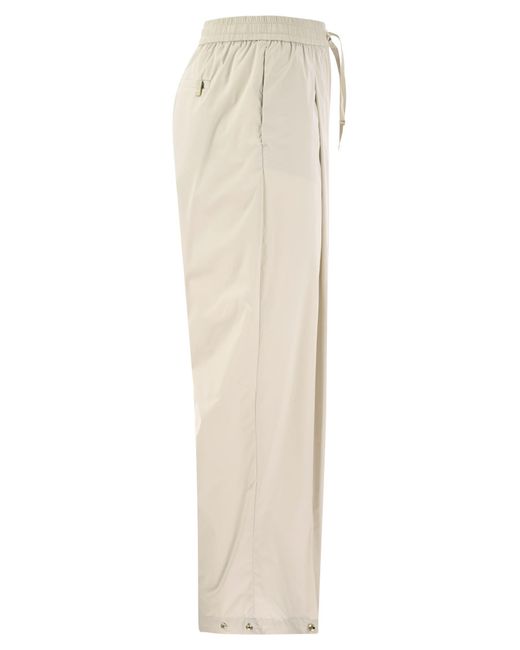 Herno Natural Light Stretch Nylon Trousers