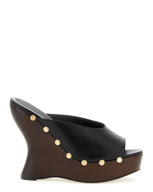 Magda Butrym Black Leather Mules