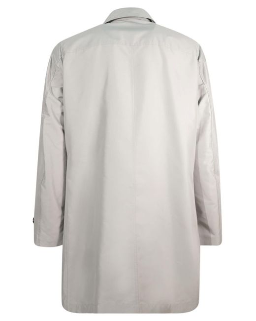 Fay White Morning Coat Raincoat for men