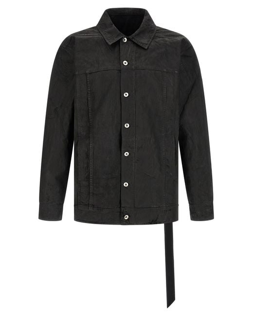 Rick Owens Black 'Jumbo Worker' Jacket for men