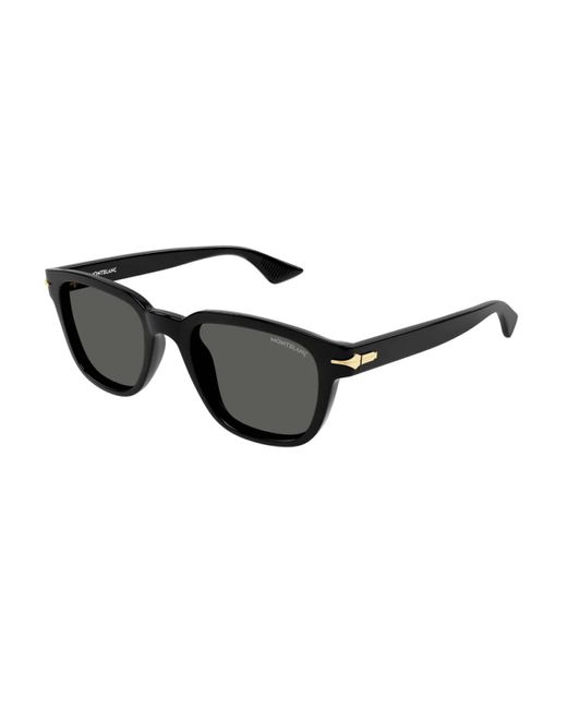 Montblanc Black Mb0302s 010 Sunglasses for men
