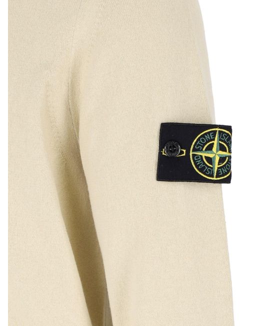 Stone Island Natural Logo Sweater for men