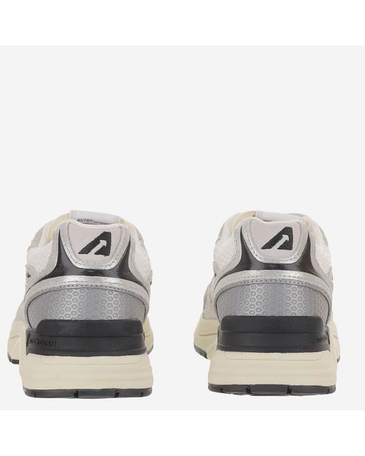 Autry Metallic Sneakers Hyperway Leather Trainers