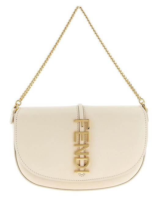 Fendi Natural 'Graphy' Wallet On Chain