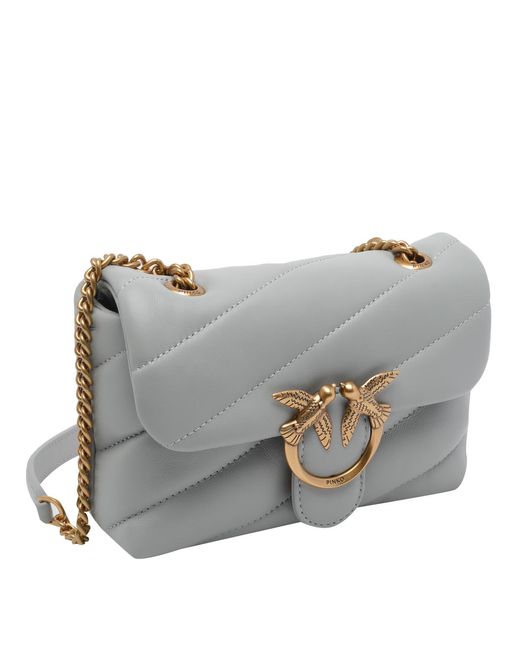 Pinko Gray Bags Sheep Leather
