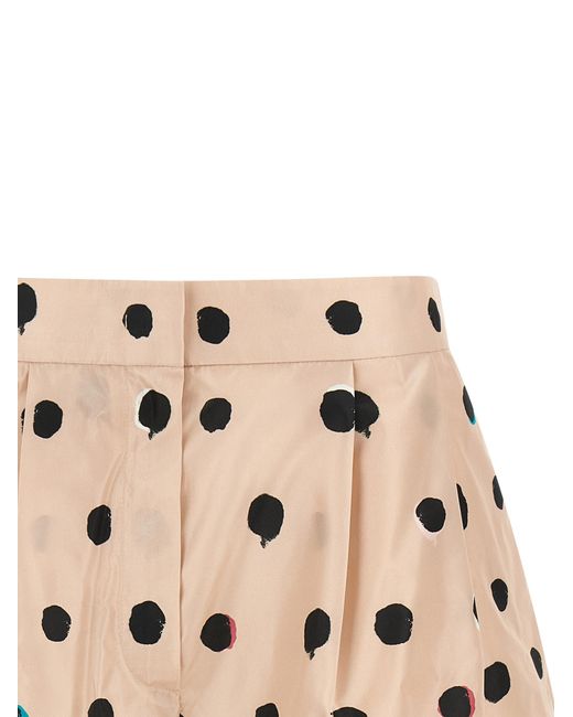Fendi Natural Falena Dots Shorts