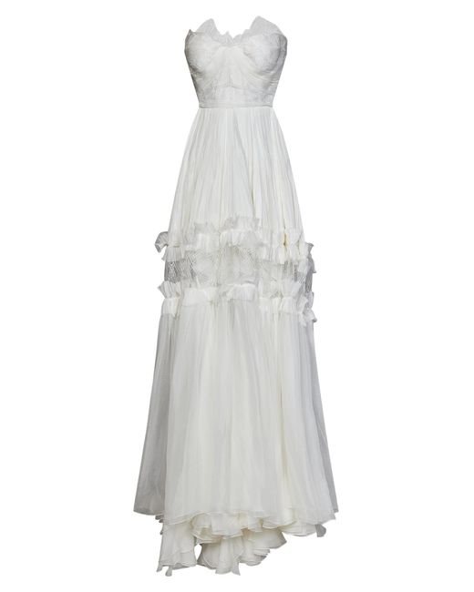 Maria Lucia Hohan White Alix Dress