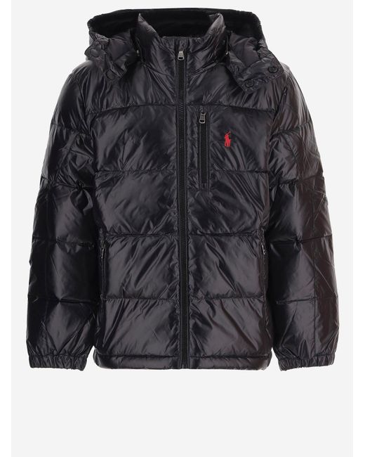Polo Ralph Lauren Black Puffer Jacket Nylon for men