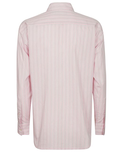 Ralph Lauren Pink Brawley Long Sleeve Button Front Shirt