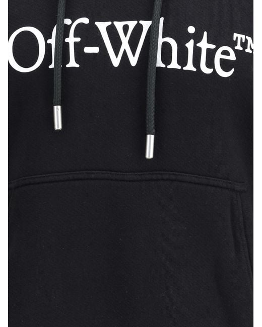 Off-White c/o Virgil Abloh Blue Hoodie Cotton Sweatshirts for men