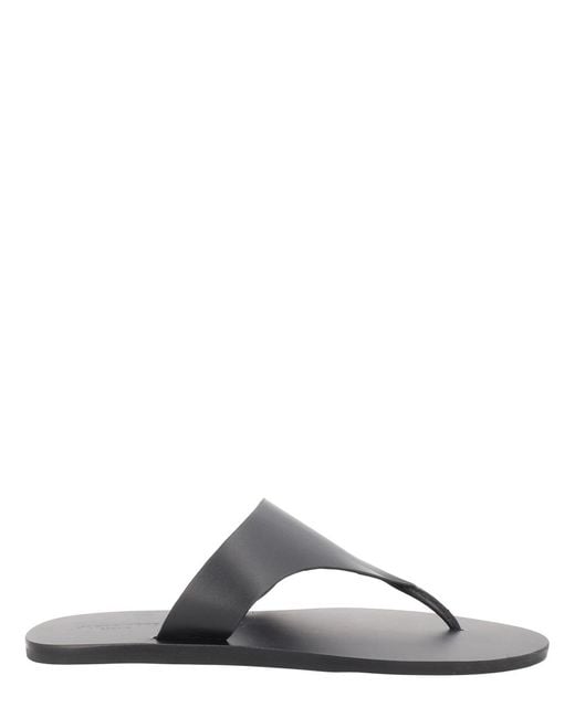 Manebí Gray Leather Sandals Upper: Goat