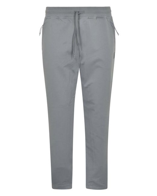 C P Company Gray Drawstring Track Pants for men