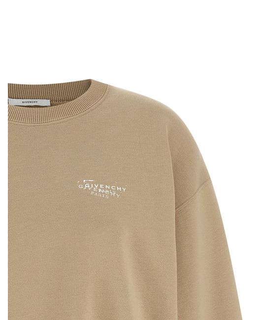 Givenchy Natural Logo Stamp Sweatshirt