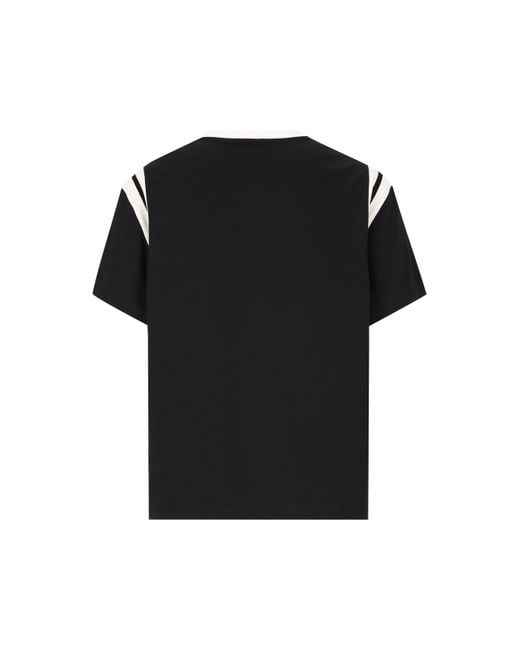 CELINE | TRIOMPHE REGULAR T-SHIRT BLACK/WHITE ロゴ Tシャツ Celine Triomphe Regular T-Shirt In Cotton Jersey Black / White