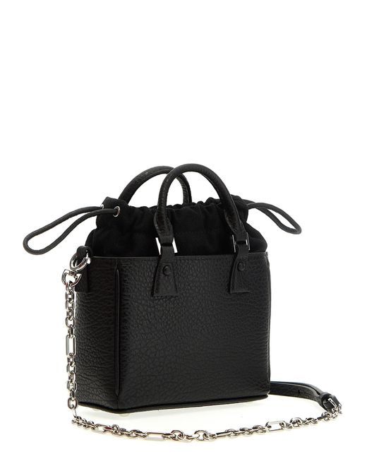 Maison Margiela Black 5Ac Tote Horizontal Handbag