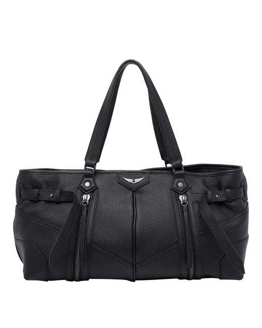 Zadig & Voltaire Black Sunny Shopping Bag