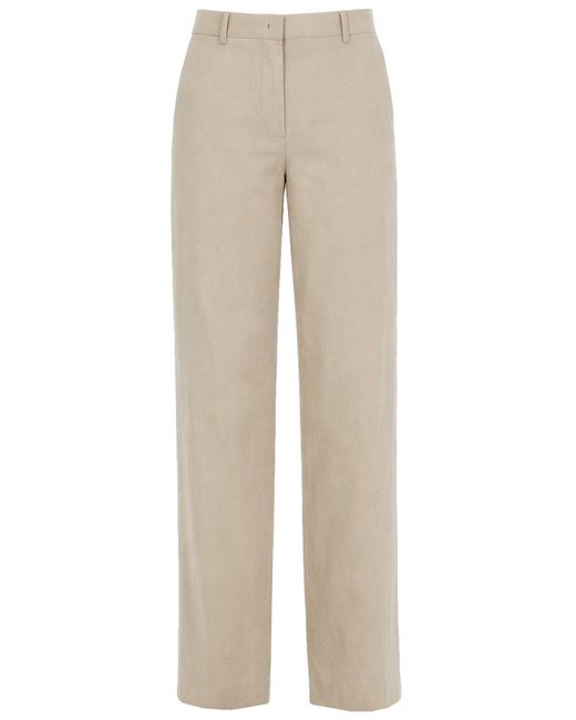 Paul Smith Natural Tailored Linen Trousers