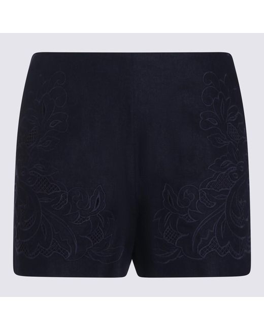 Twinset Blue Shorts Li Vi
