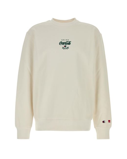 Champion White Felpa Coca Cola for men
