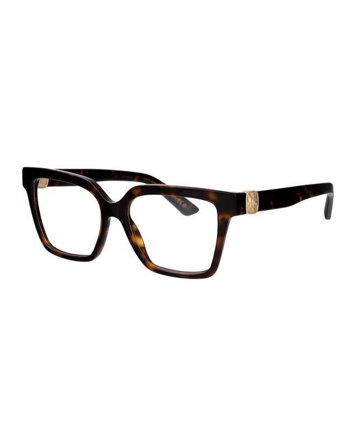 Dolce & Gabbana Black Dolce & Gabbana Havana Acetate Optical Glasses