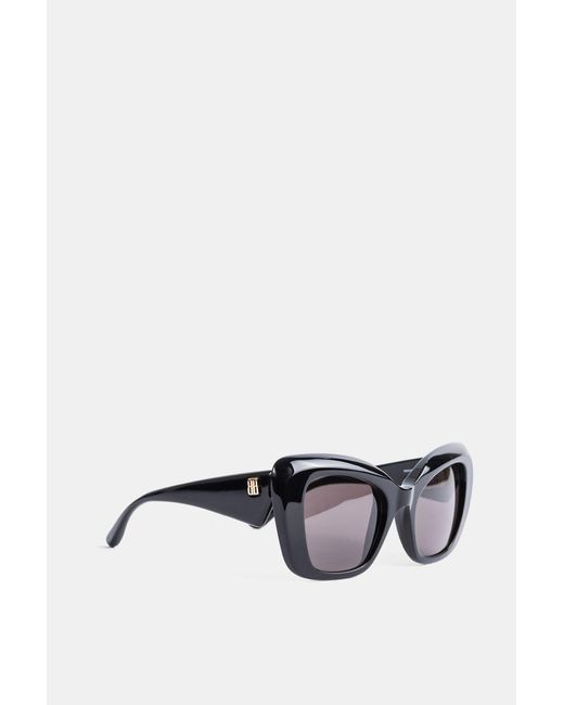 Balenciaga Black Diva Butterfly Sunglasses
