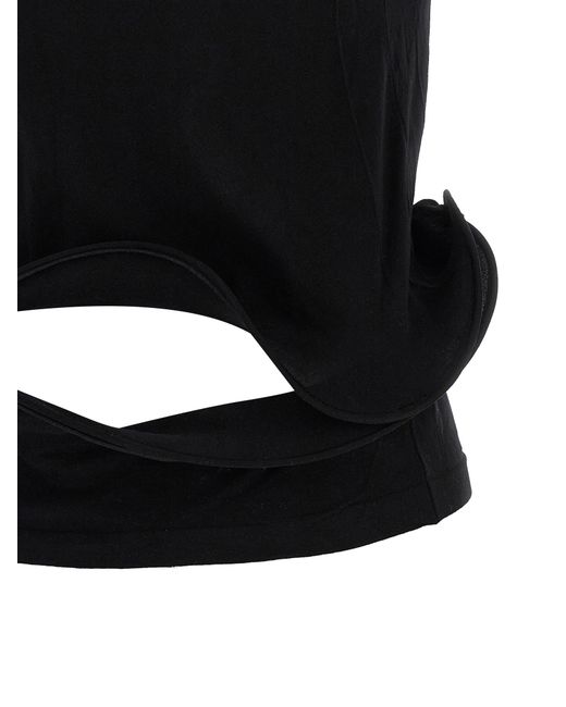 Junya Watanabe Black Sculptural Background T-Shirt