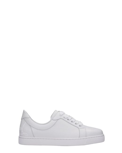 louboutin white sneakers